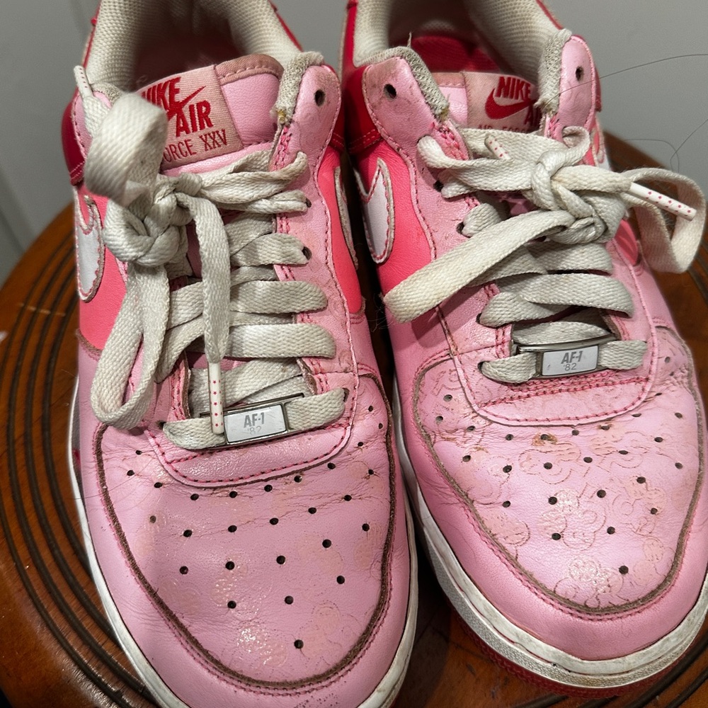 Nike Air Force 1 Low Pink & Red | Women’s 8 | 2008